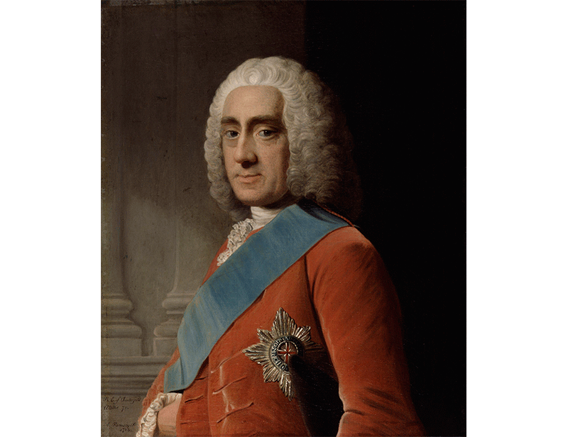 Philip Dormer Stanhope 4º Conde de Chesterfield. Pintura de Allan Ramsay